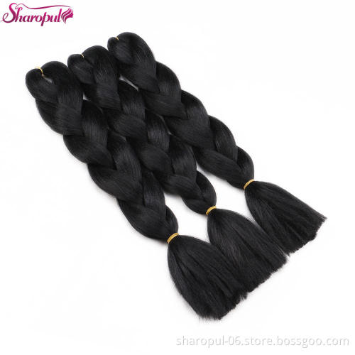 Sharopul brand synthetic hair braiding hair with crochet in hair extensin wholesale